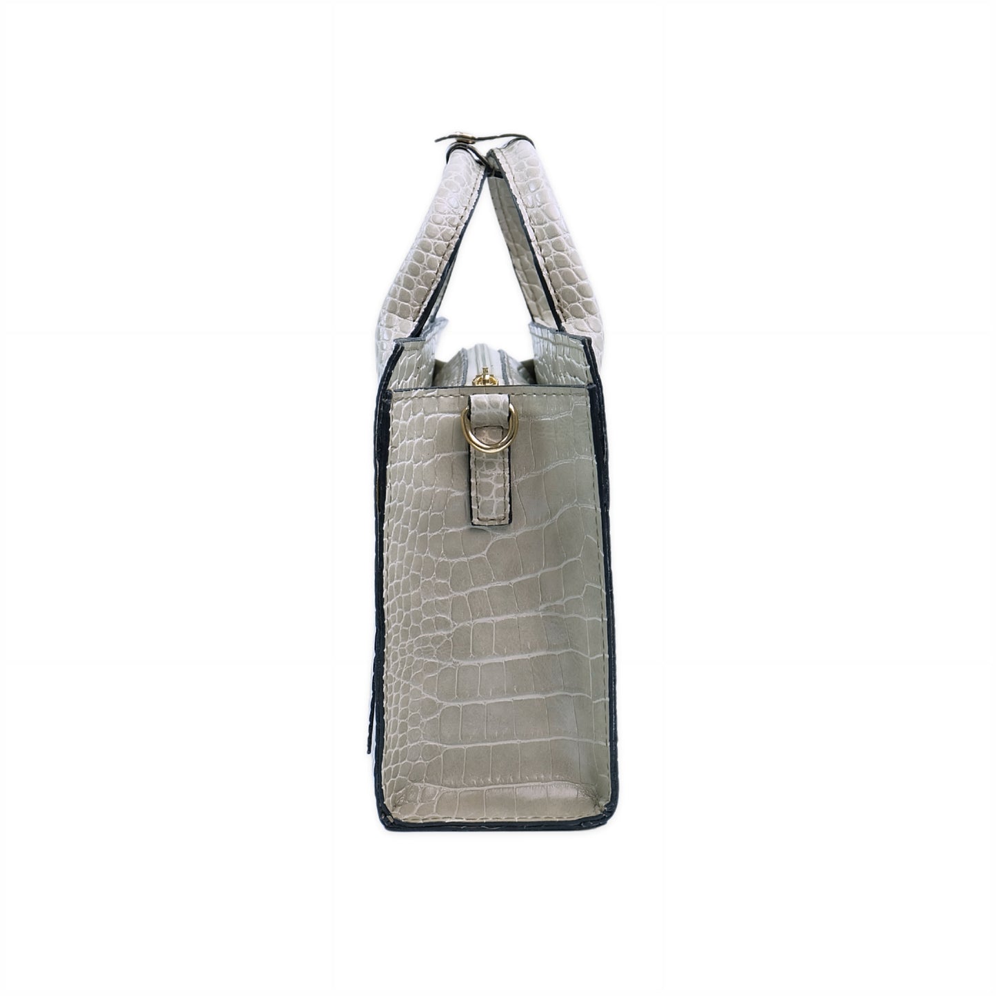 (CLEARANCE) SAFIRA Bag in Croco Bone - PU Leather