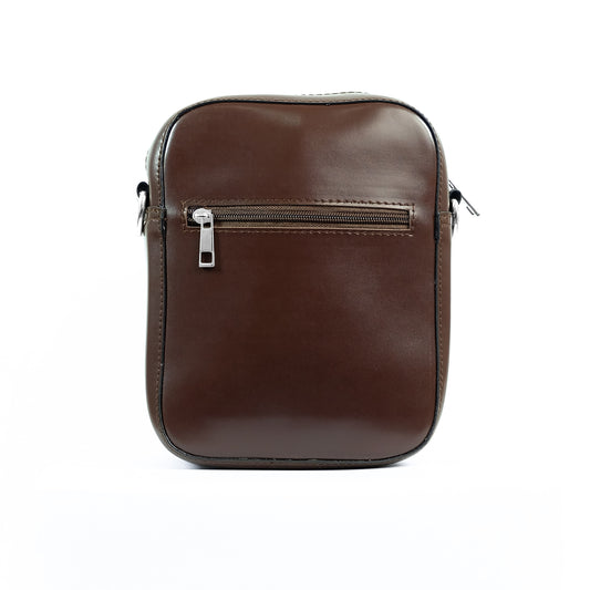 (CLEARANCE) TIKAS Bag in Dark Chocolate - PU Leather