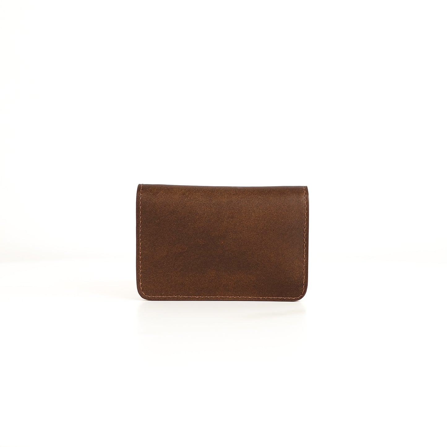Baltazar Card Holder Wallet in Vintage Dark Brown