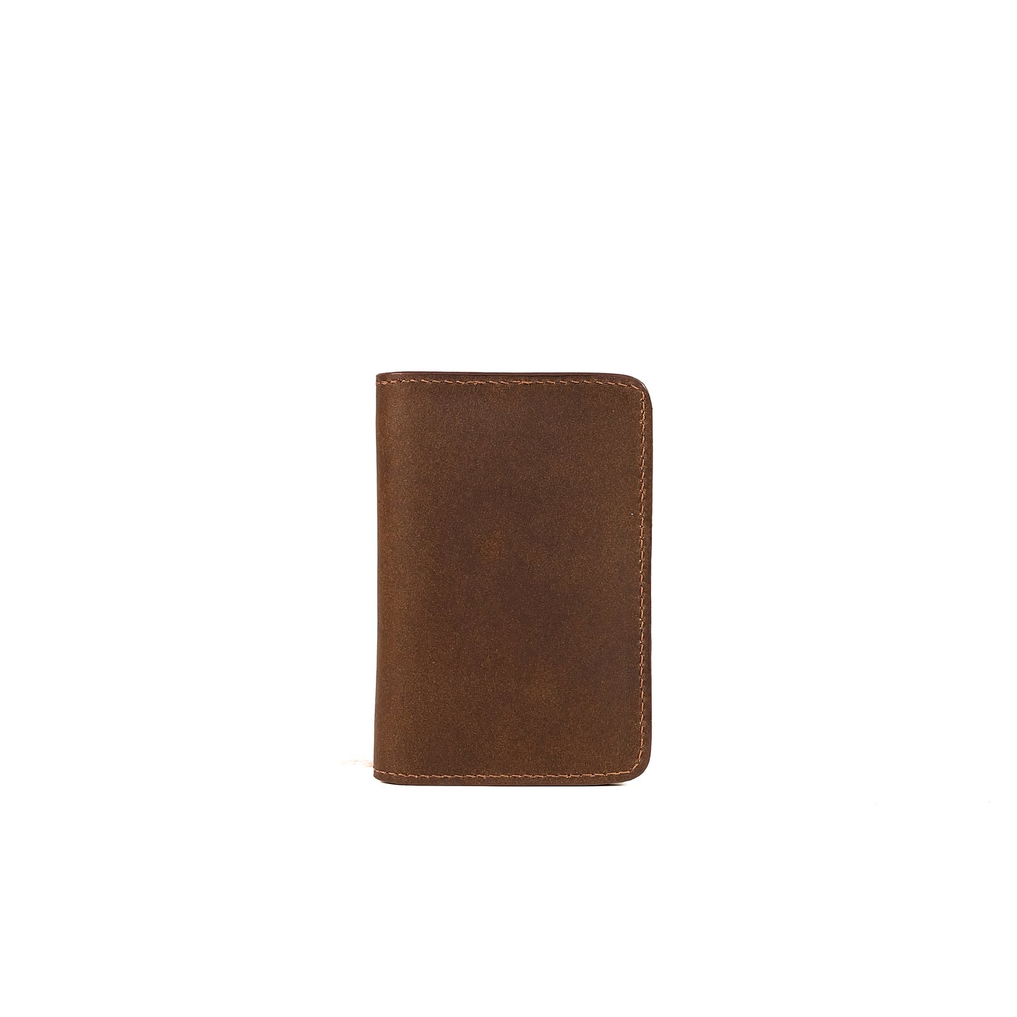 Baltazar Card Holder Wallet in Vintage Dark Brown