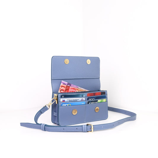 Maricar Multi-use Bag in Powder Blue - PU Leather