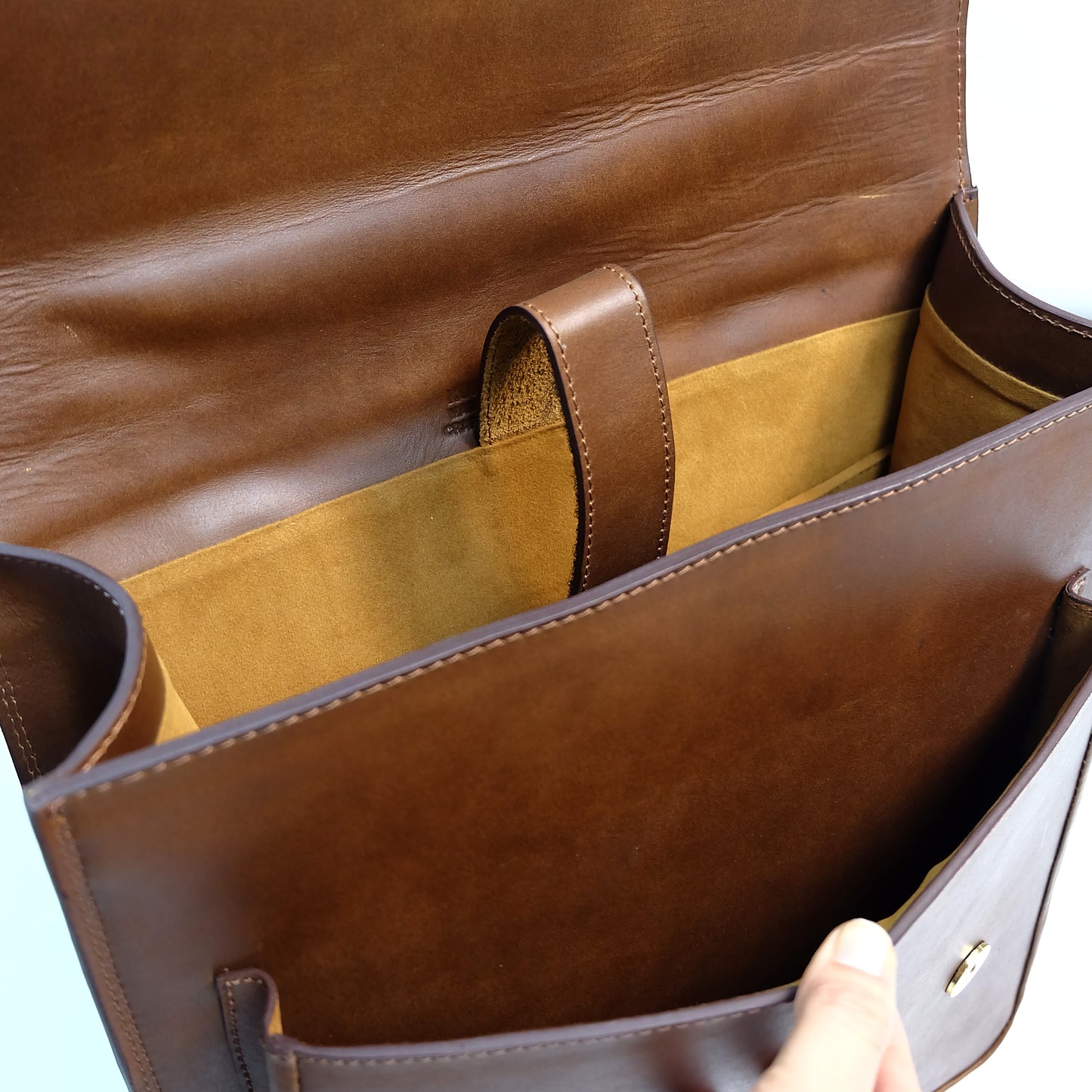 HARA Backpack in Vintage Dark Tan - Genuine Leather