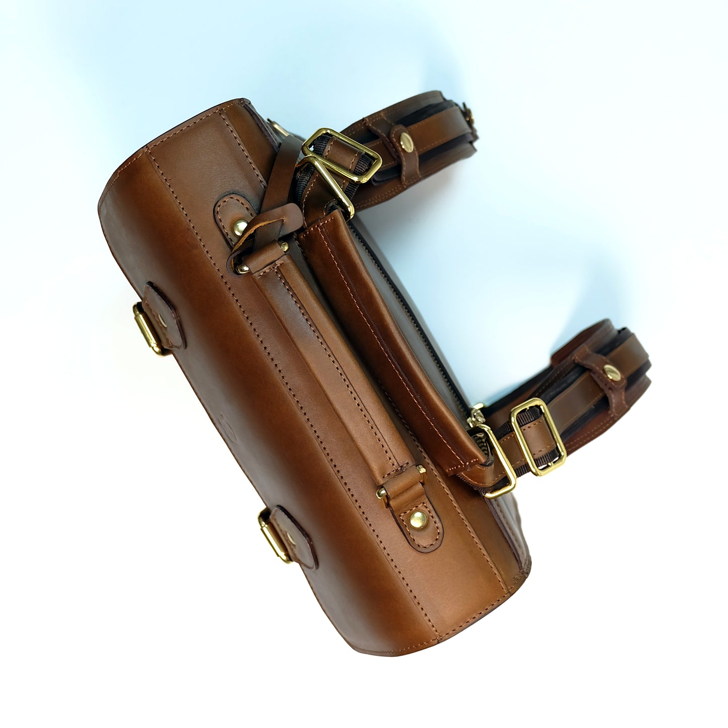 HARA Backpack in Vintage Dark Tan - Genuine Leather