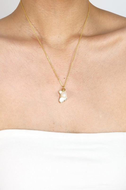 Blooming Butterfly Mother of Pearl Set - Fresh Water Palawan Pearls