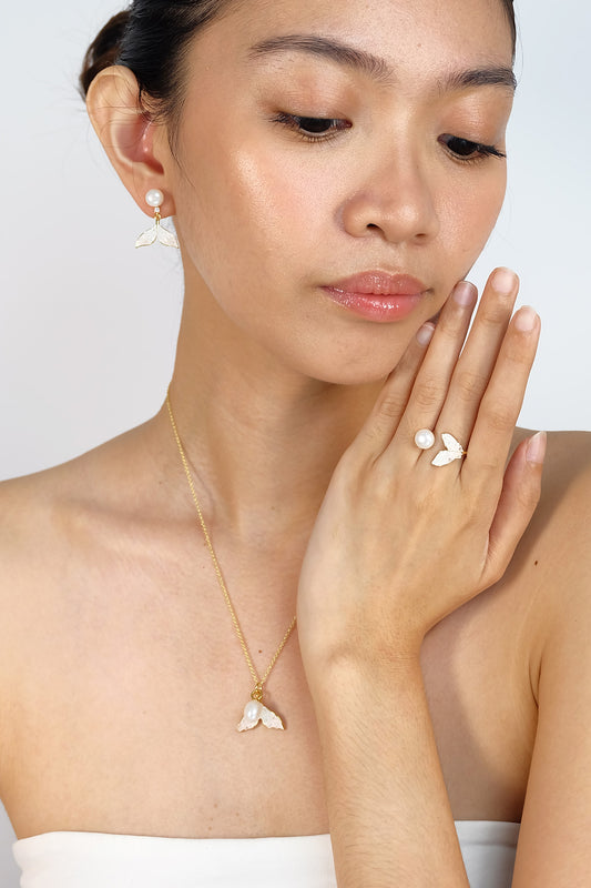 Sea Mermaid Tail Set - Fresh Water Palawan Pearls
