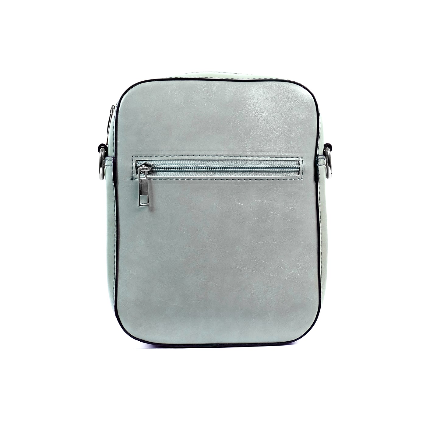 (CLEARANCE) TIKAS Bag in Oil Gray - PU Leather
