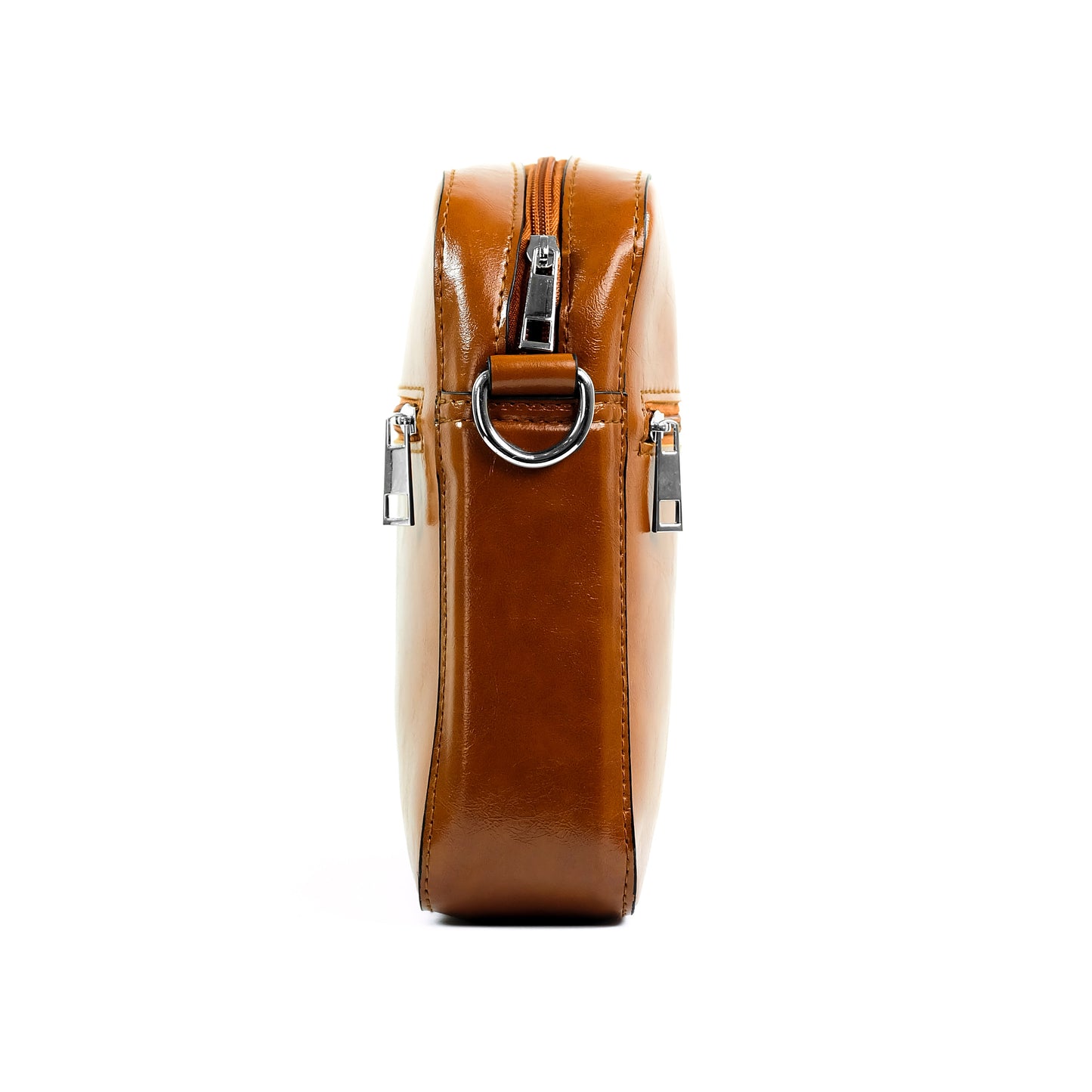 (CLEARANCE) TIKAS Bag in Oil Tan - PU Leather