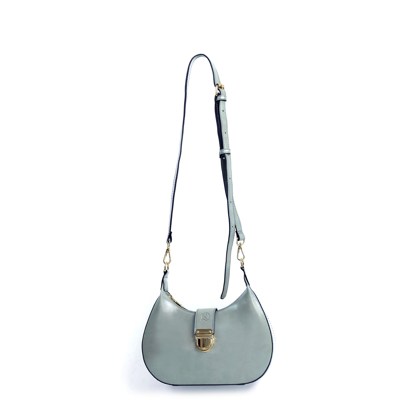 (CLEARANCE) LUNA Bag in Oil Gray - PU Leather