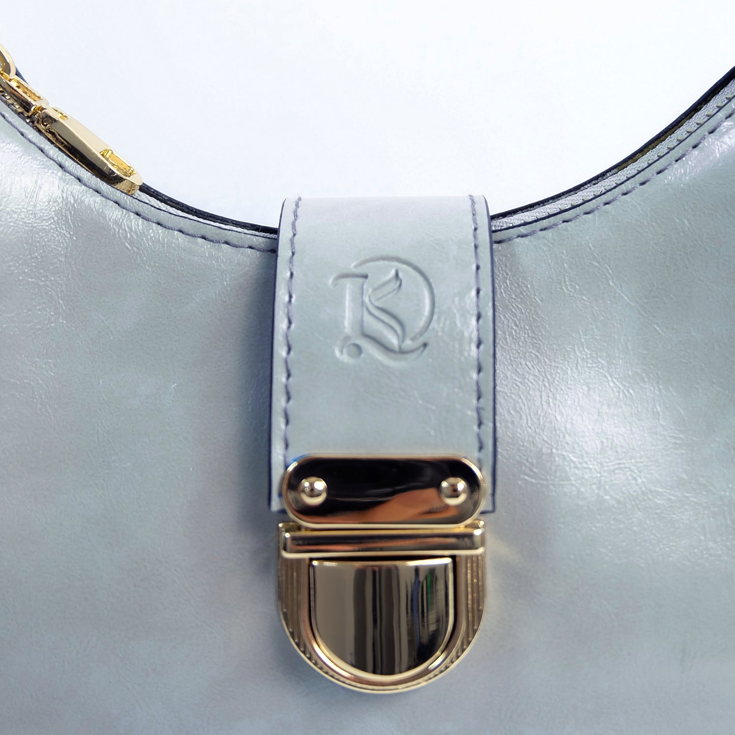 (CLEARANCE) LUNA Bag in Oil Gray - PU Leather
