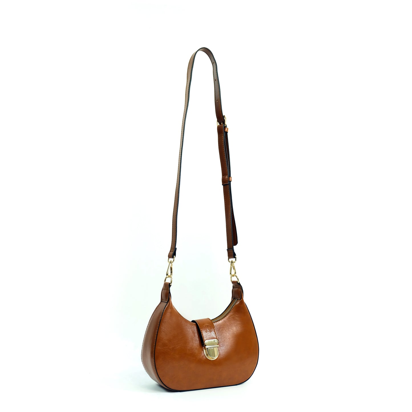 (CLEARANCE) LUNA Bag in Oil Tan - PU Leather