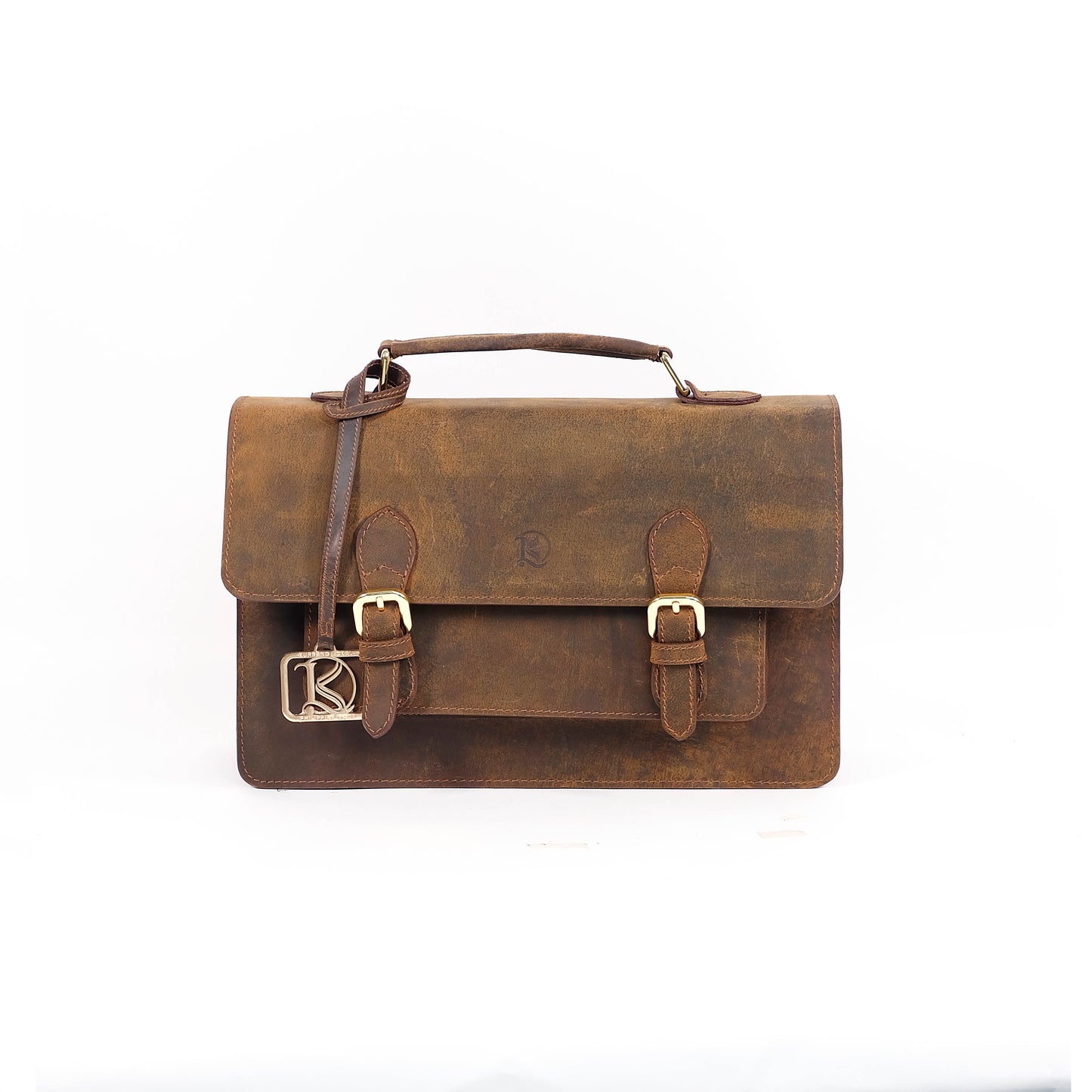 MAHARLIKA Bag in Rustic Dark Brown - Genuine Leather