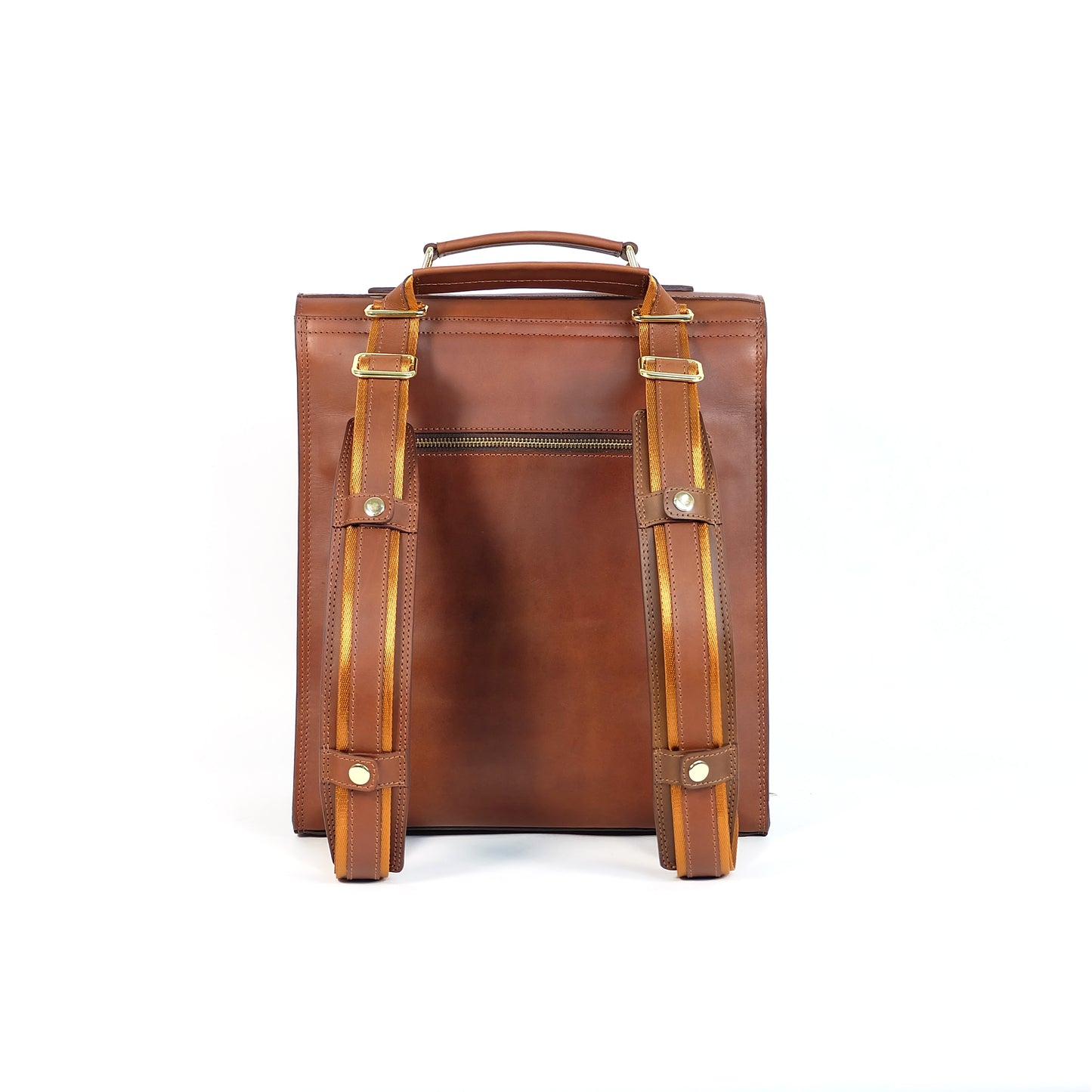 HARA Backpack in Vintage Dark Tan - Genuine Leather