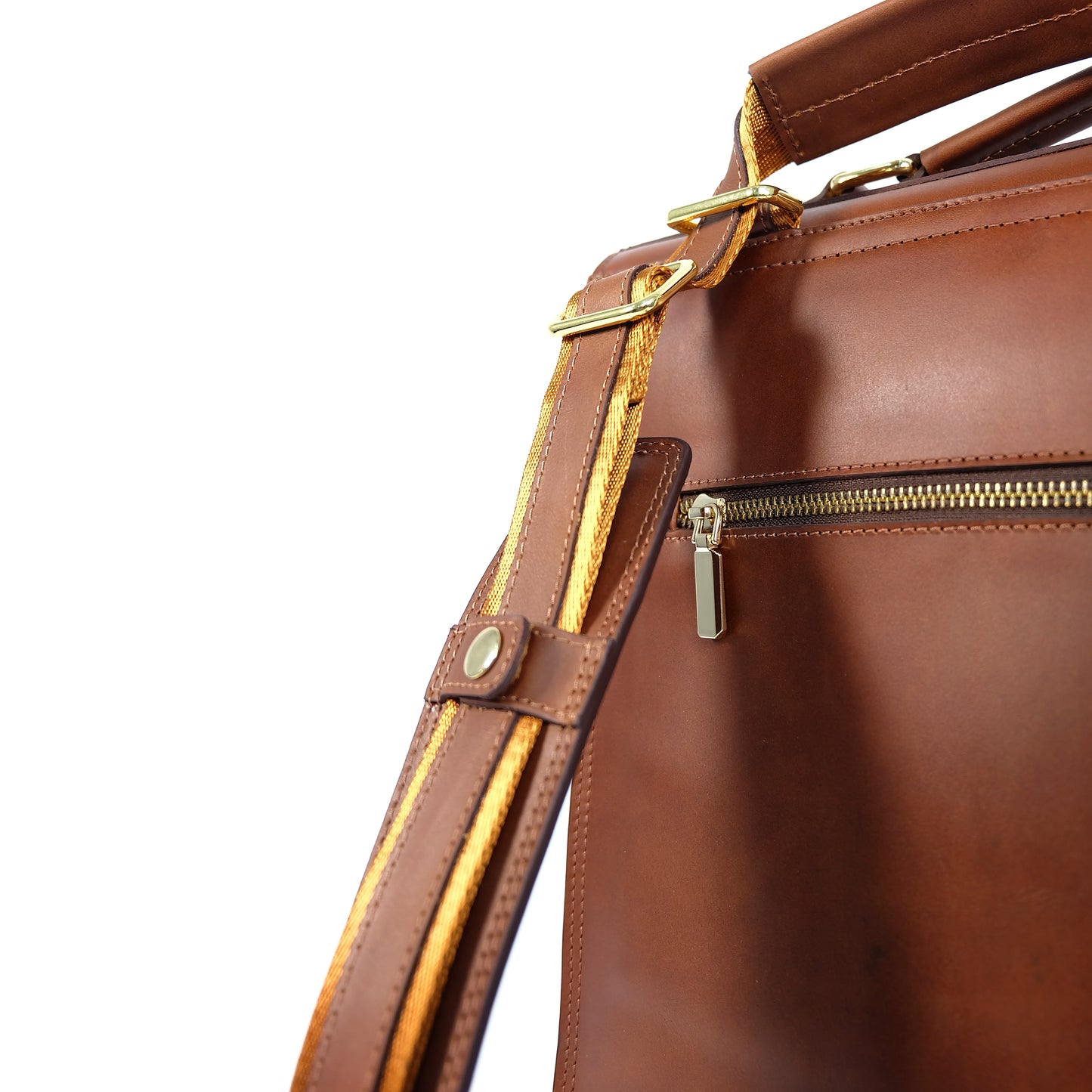 HARA Backpack in Vintage Dark Tan - Genuine Leather