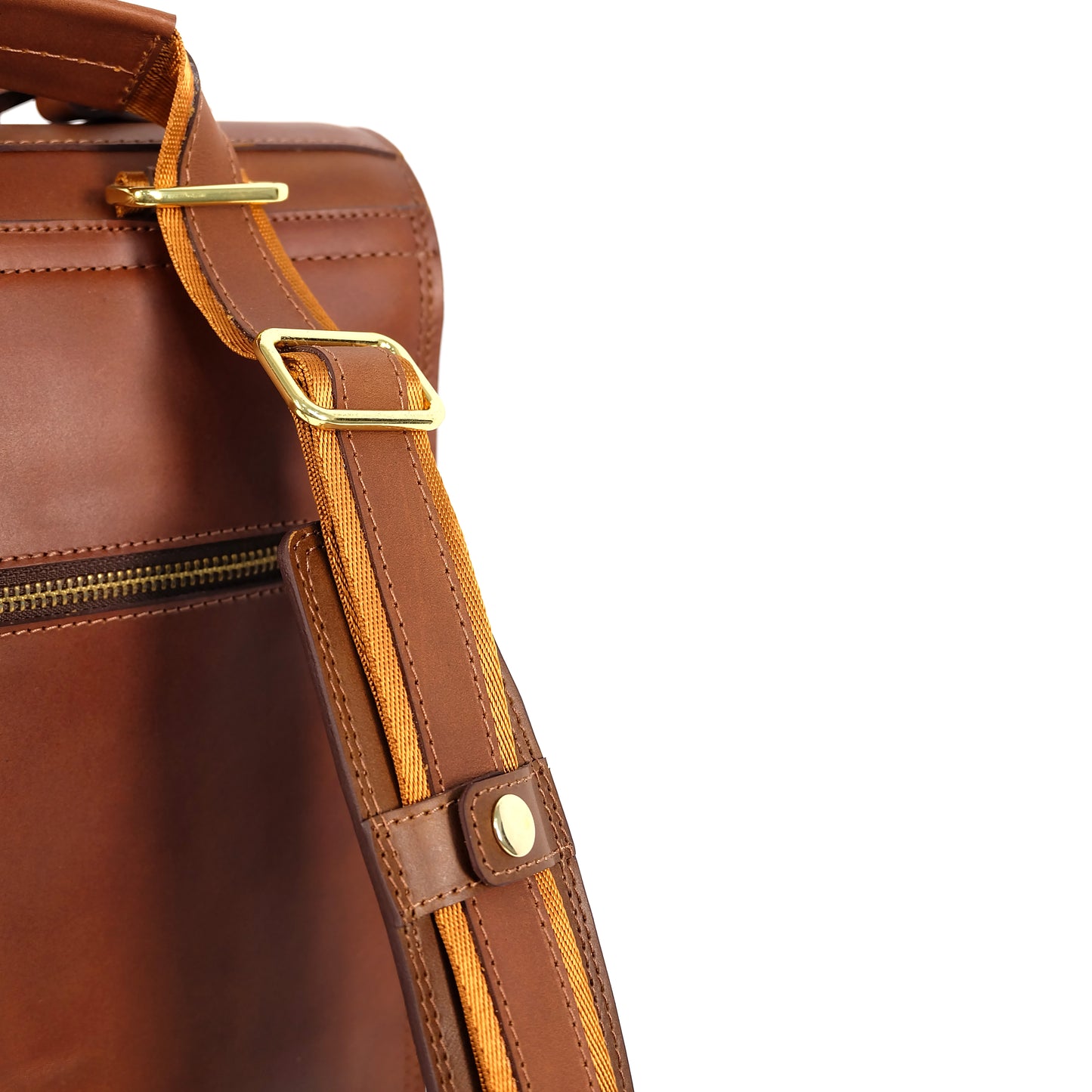 HARA Backpack in Vintage Dark Tan - Genuine Leather