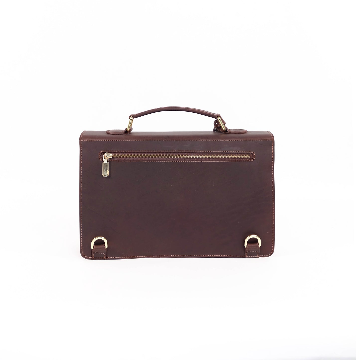 MAHARLIKA Backpack in Vintage Dark Brown - Genuine Leather