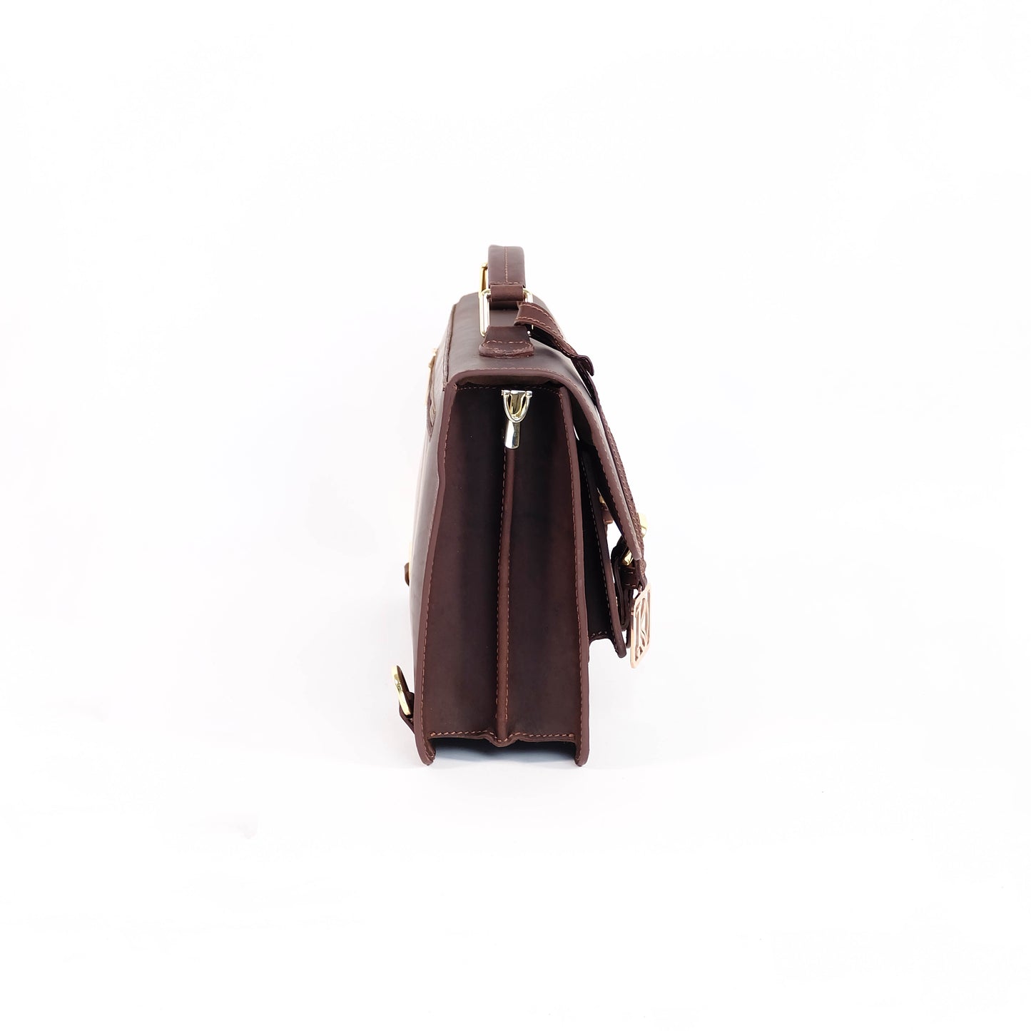 MAHARLIKA Backpack in Vintage Dark Brown - Genuine Leather