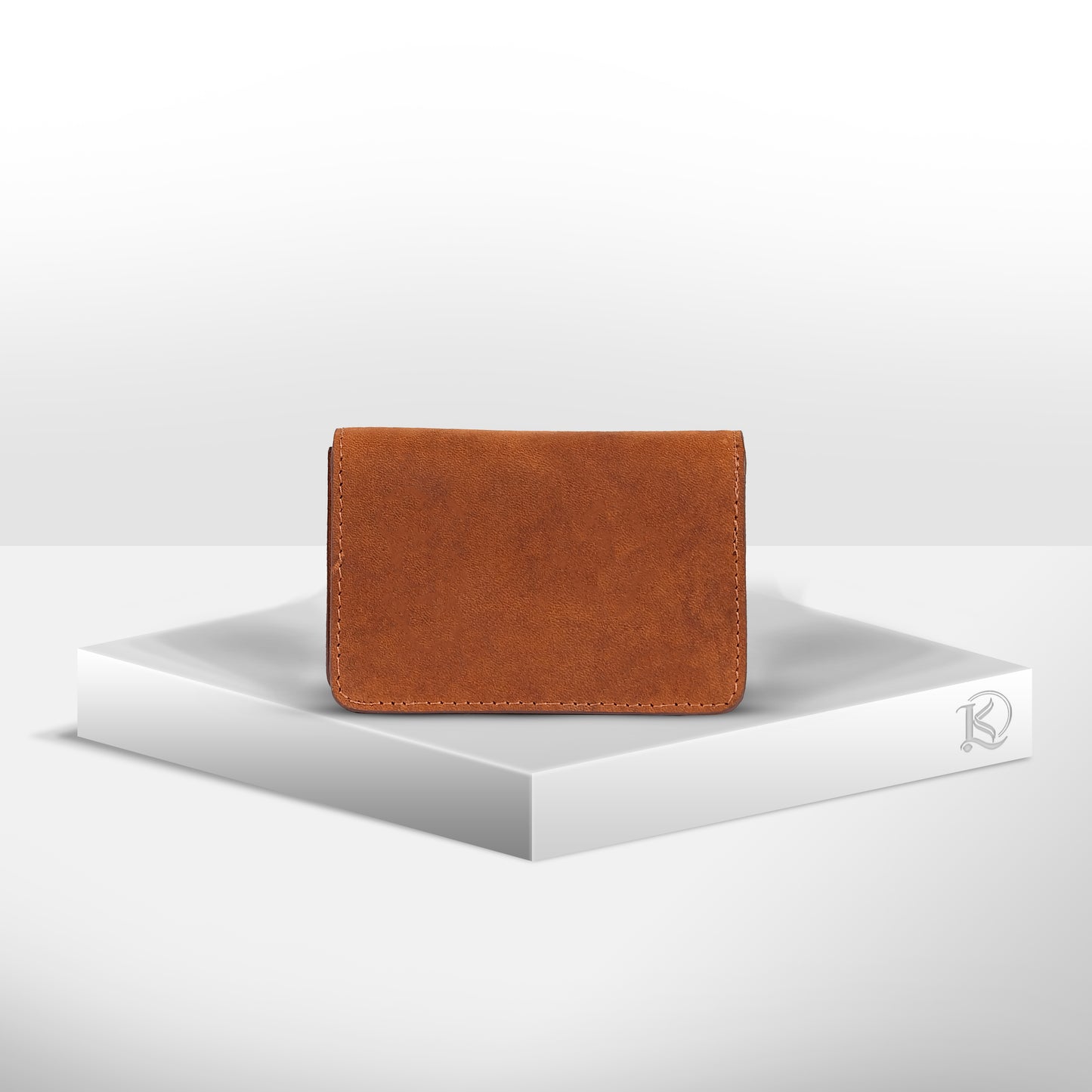 Baltazar Card Holder Wallet in Vintage Tan - Genuine Leather