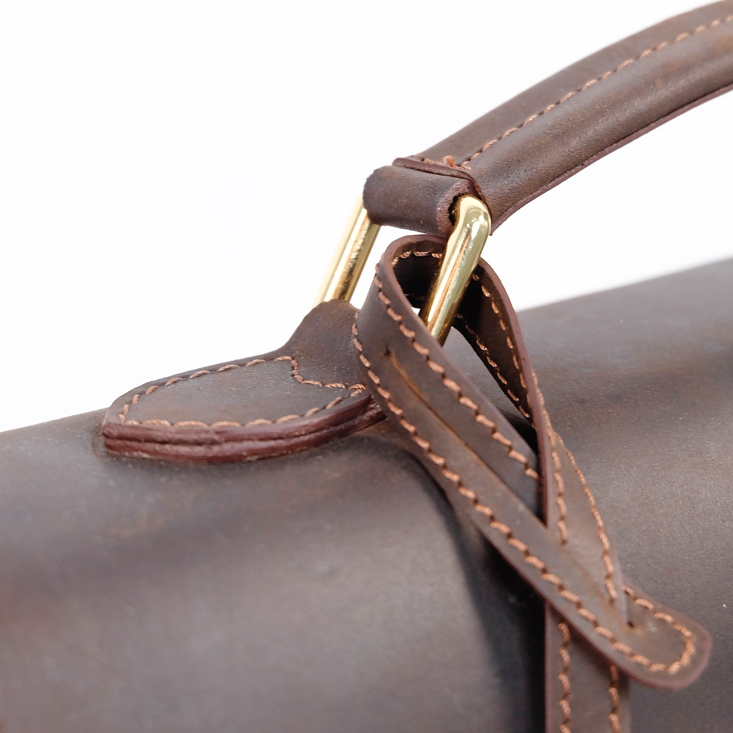 MAHARLIKA Bag in Vintage Dark Brown - Genuine Leather