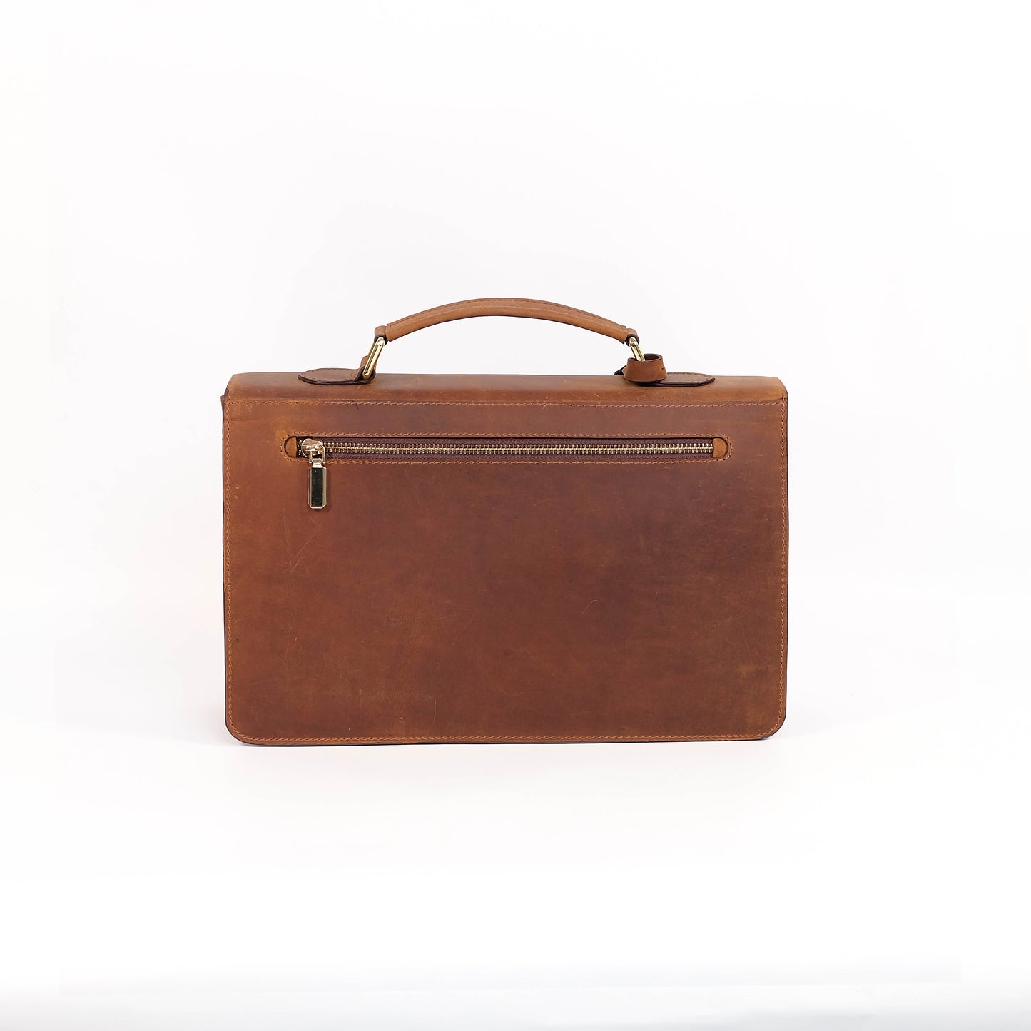 MAHARLIKA Bag in Vintage Dark Tan - Genuine Leather