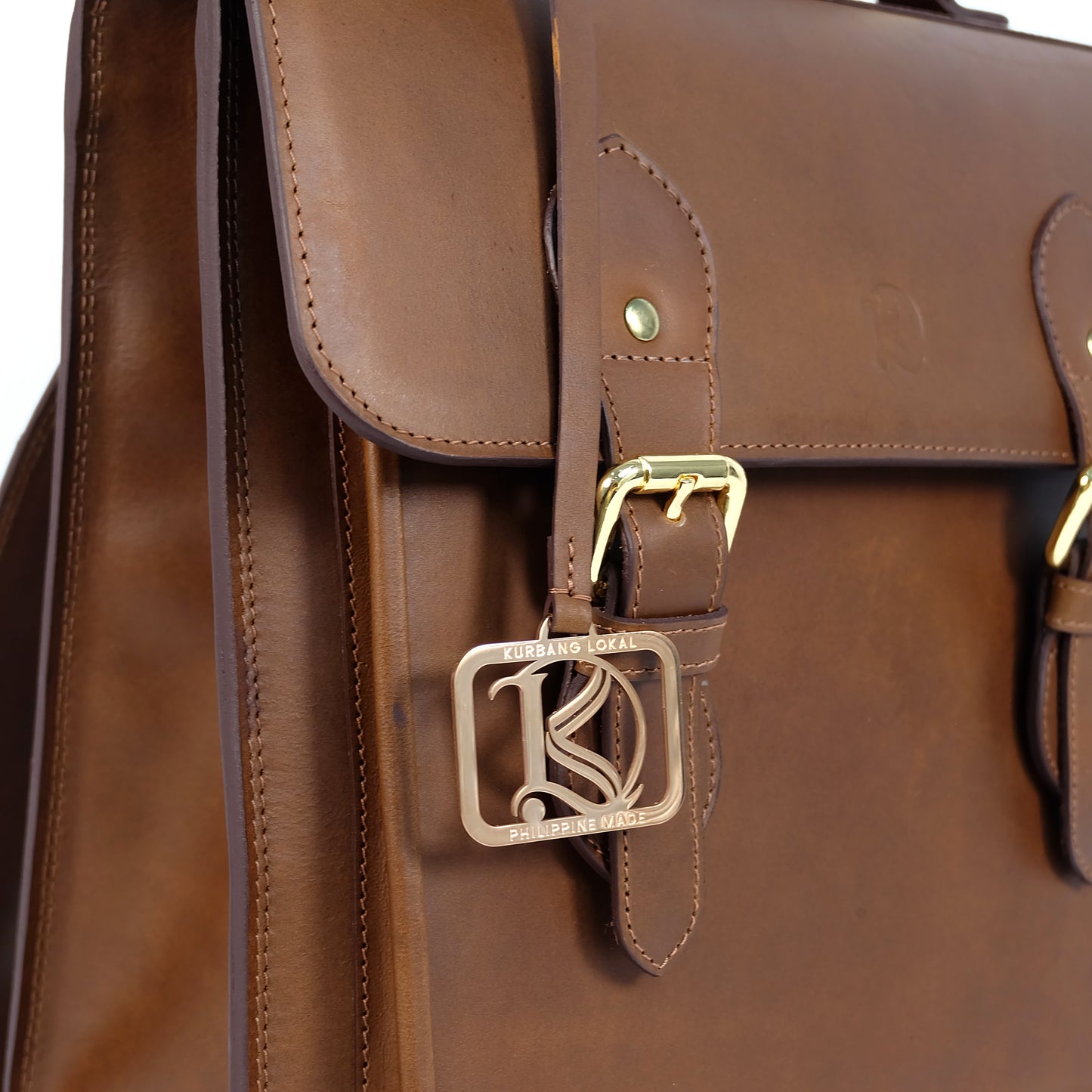 HARA Backpack in Vintage Dark Brown -  Genuine Leather
