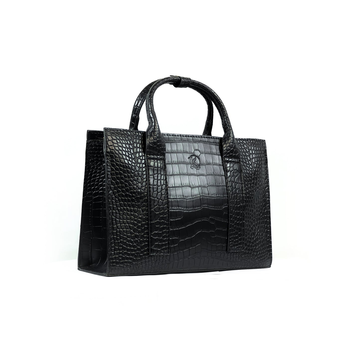 (CLEARANCE) SIERRA Bag in Croco Black - PU Leather