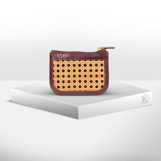 BASIC POUCH in Dark Brown - Full Leather x Solihiya