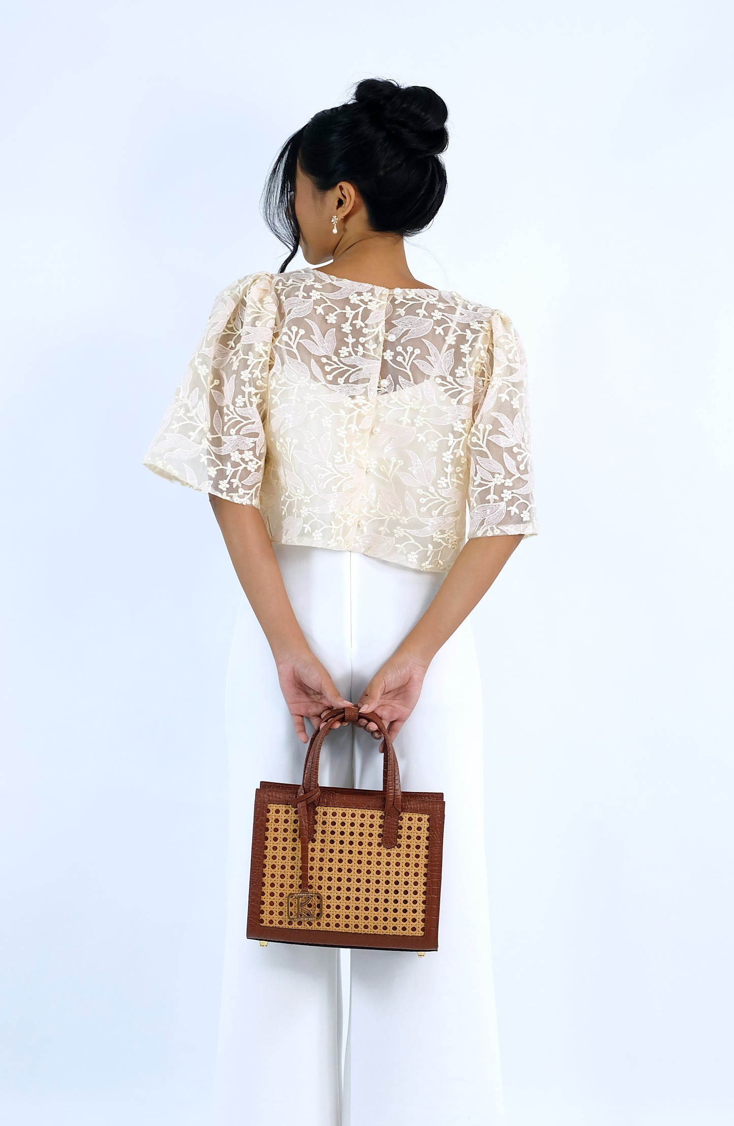 SAFIRA Square Bag in Croco Red - Full Cowhide x Solihiya