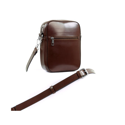 (CLEARANCE) TIKAS Bag in Dark Chocolate - PU Leather