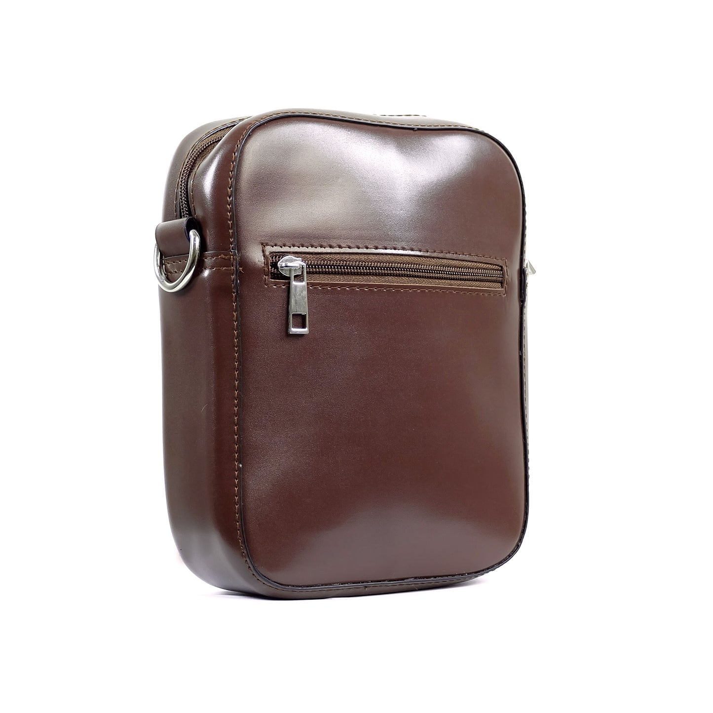 (CLEARANCE) TIKAS Bag in Dark Chocolate - PU Leather