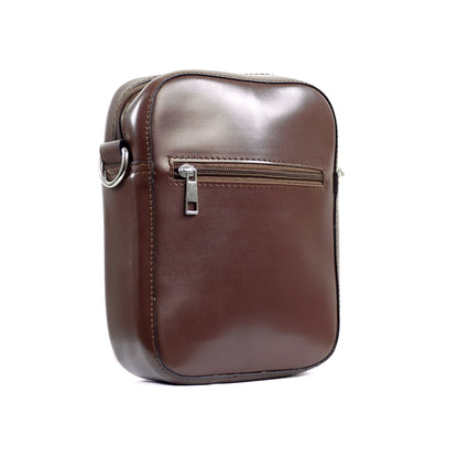 (CLEARANCE) TIKAS Bag in Dark Chocolate - PU Leather