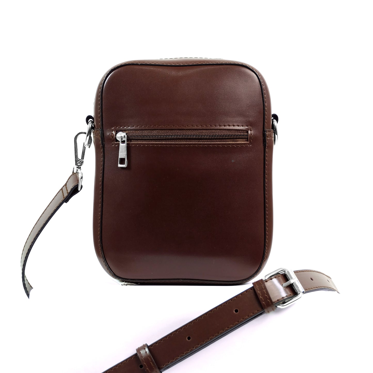 (CLEARANCE) TIKAS Bag in Dark Chocolate - PU Leather