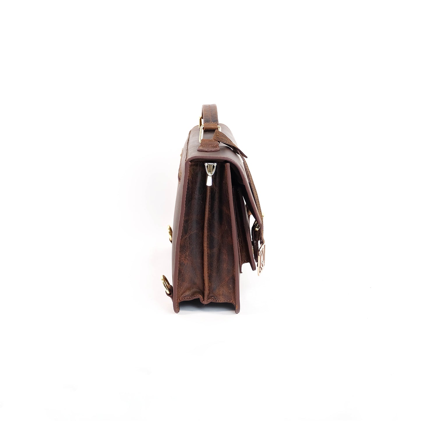 MAHARLIKA Backpack in Distressed Oil Brown -  Genuine Leather