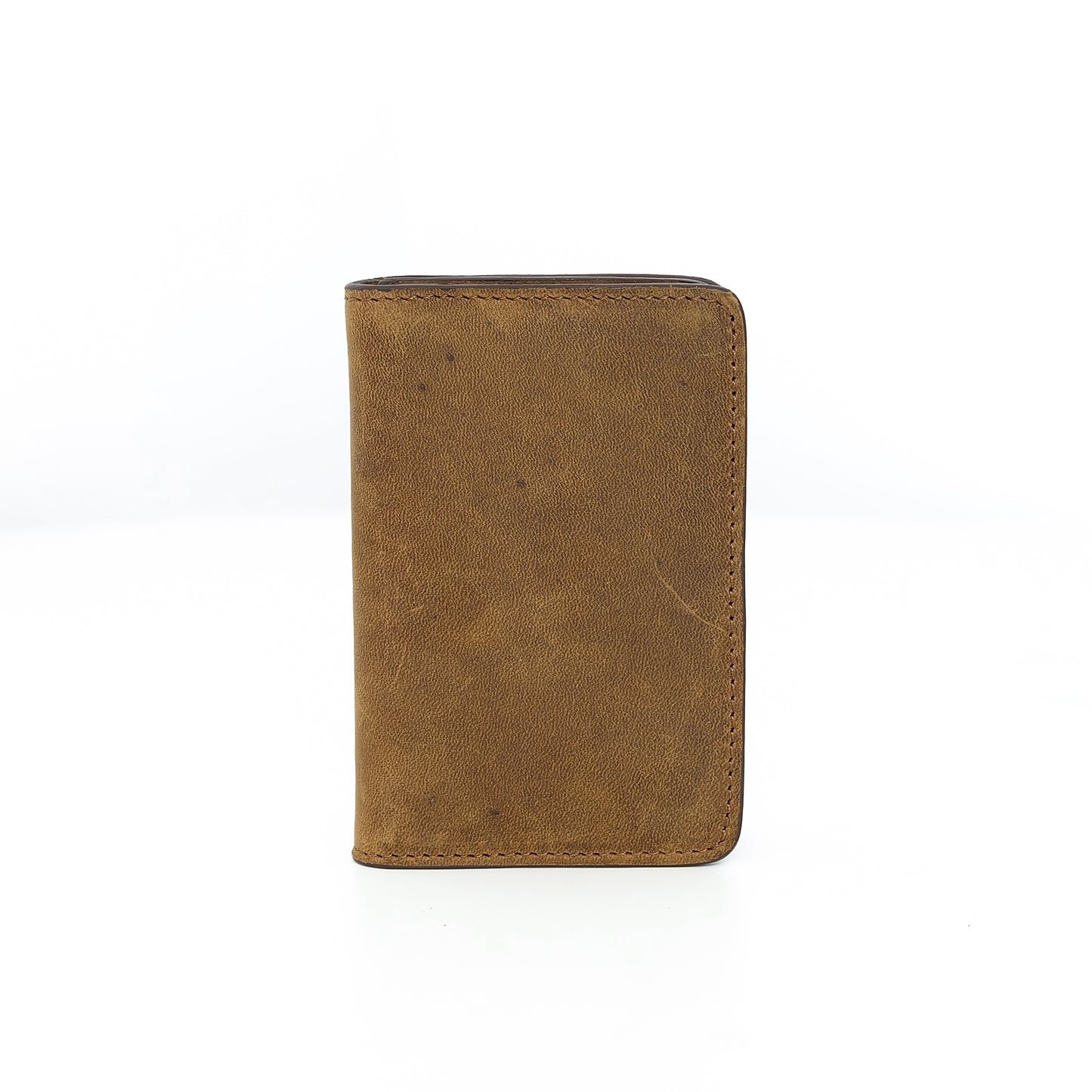 Baltazar Card Holder Wallet in Vintage Light Tan