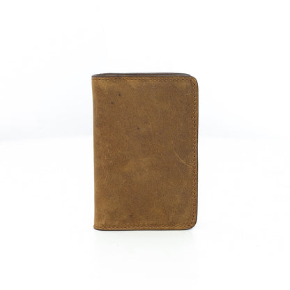 Baltazar Card Holder Wallet in Vintage Light Tan