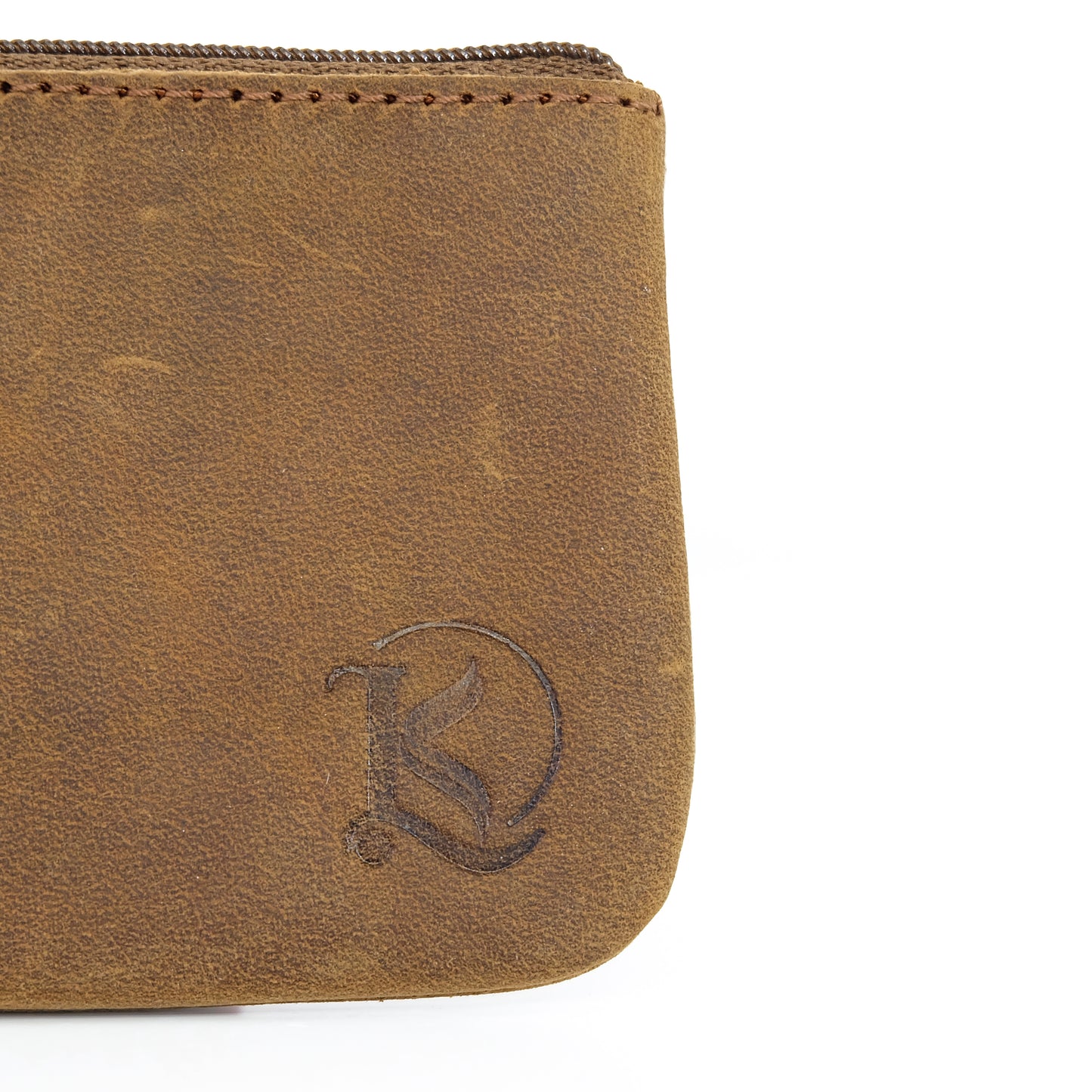 Alejandro Basic Pouch in Vintage Light Tan - Genuine Leather