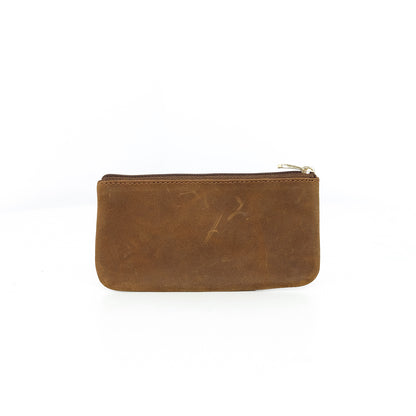Alejandro Basic Pouch in Vintage Light Tan - Genuine Leather