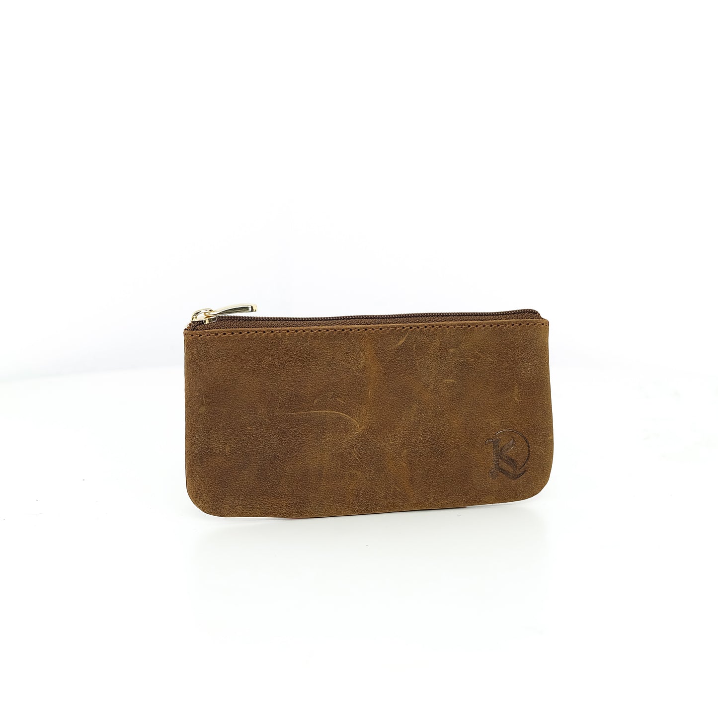 Alejandro Basic Pouch in Vintage Light Tan - Genuine Leather
