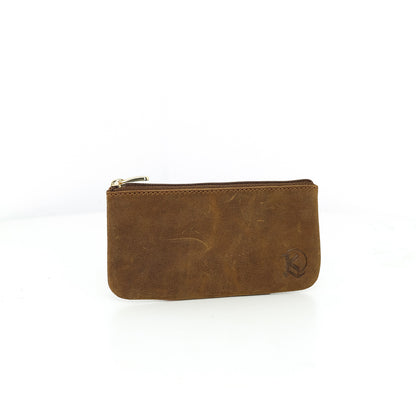 Alejandro Basic Pouch in Vintage Light Tan - Genuine Leather