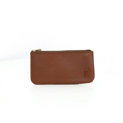Alejandro Basic Pouch in Saddle Brown - Genuine Leather