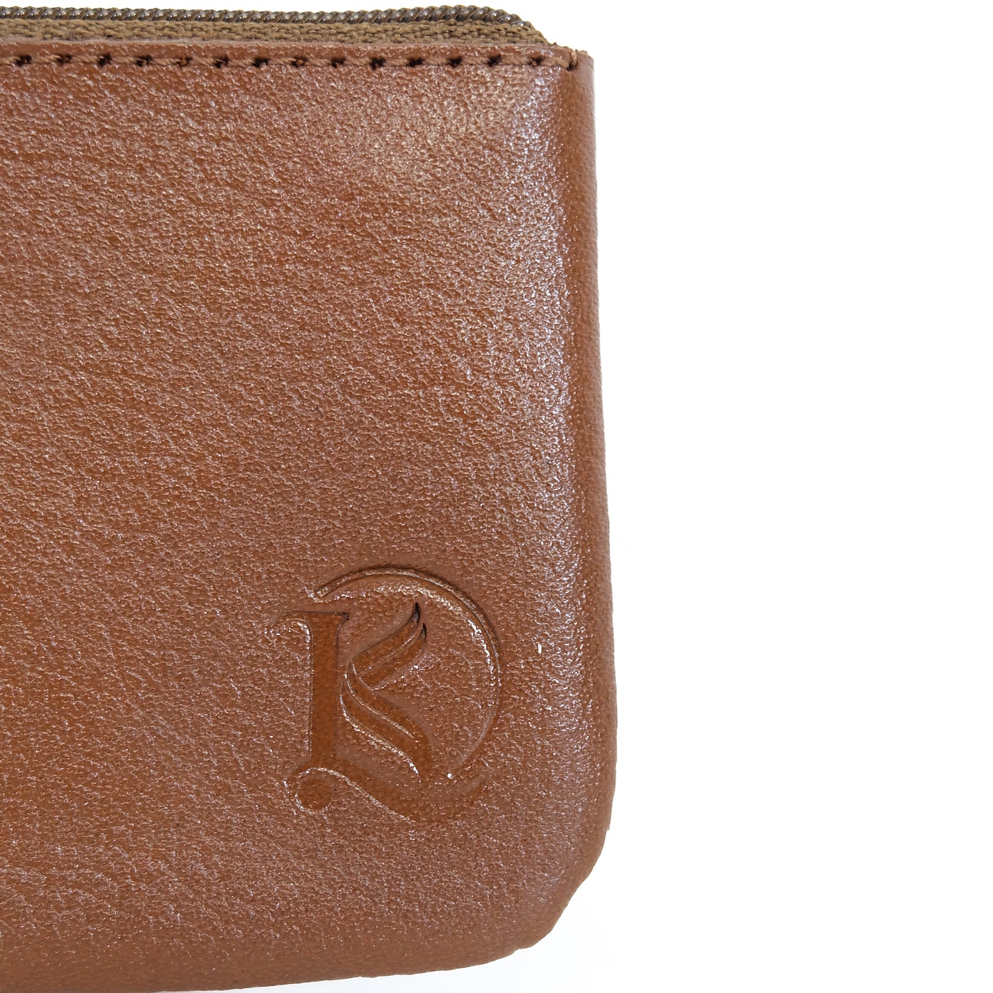Alejandro Basic Pouch in Saddle Brown - Genuine Leather
