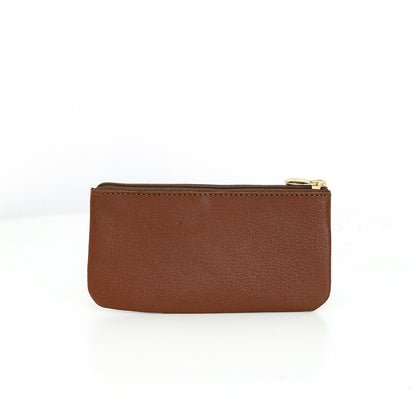 Alejandro Basic Pouch in Saddle Brown - Genuine Leather