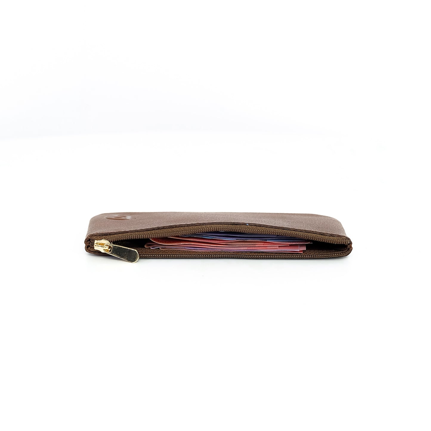 Alejandro Basic Pouch in Saddle Brown - Genuine Leather