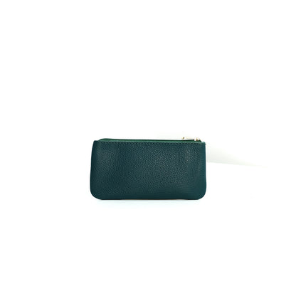 Alejandro Basic Pouch in Grained Dark Teal - Genuine Leather