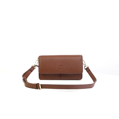 Maricar Multi-use Bag in Grained Brown - PU Leather