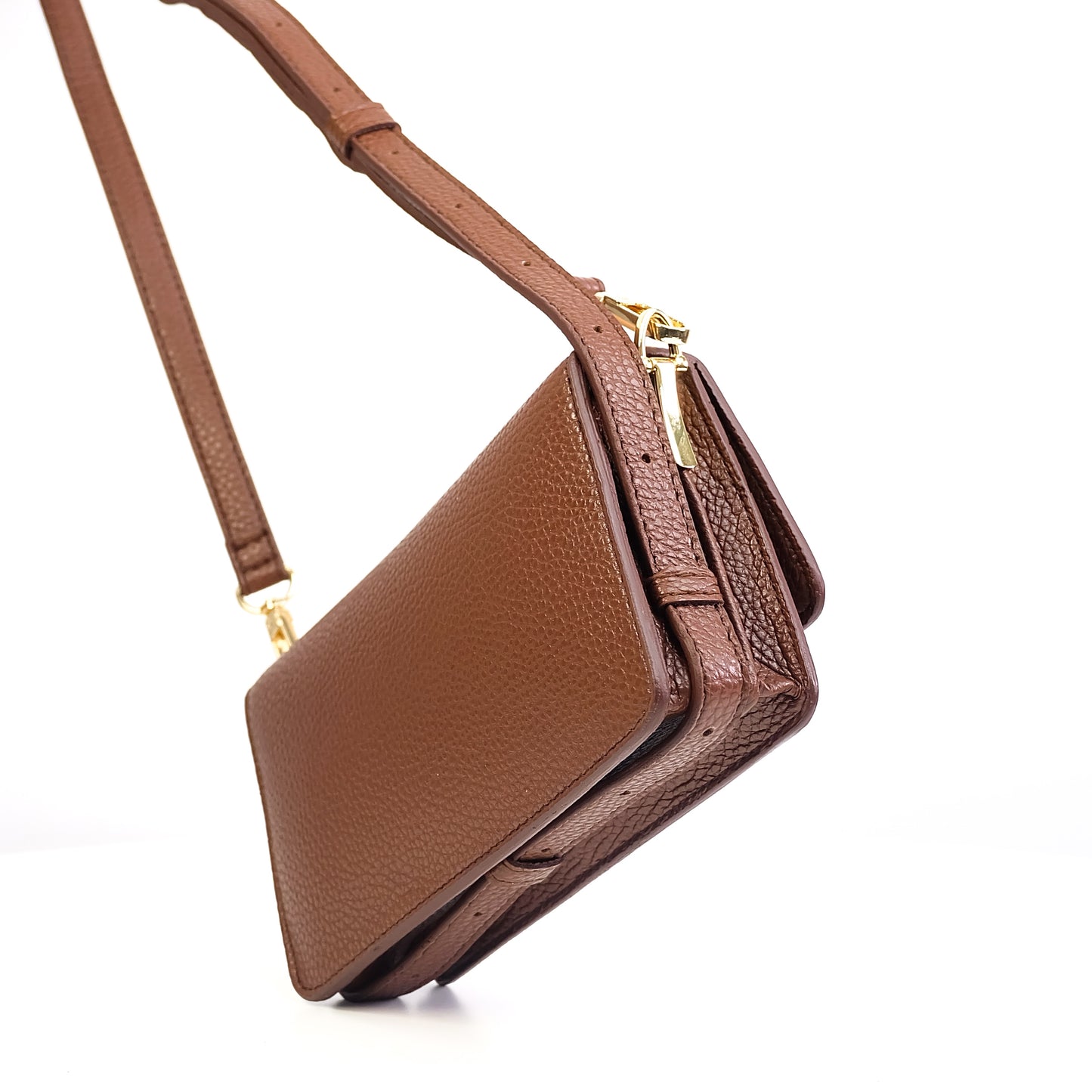Maricar Multi-use Bag in Grained Brown - PU Leather