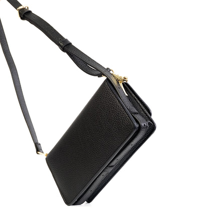 Maricar Multi-use Bag in Grained Black - PU Leather