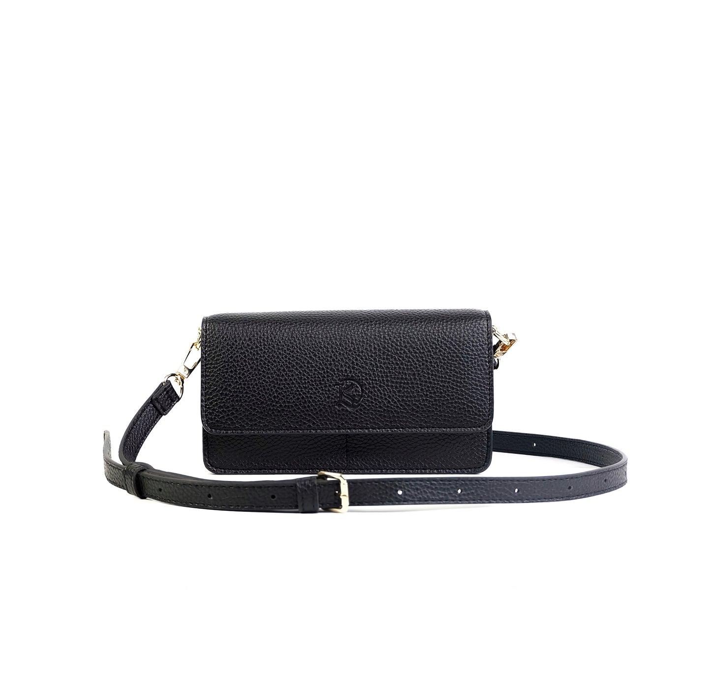 Maricar Multi-use Bag in Grained Black - PU Leather