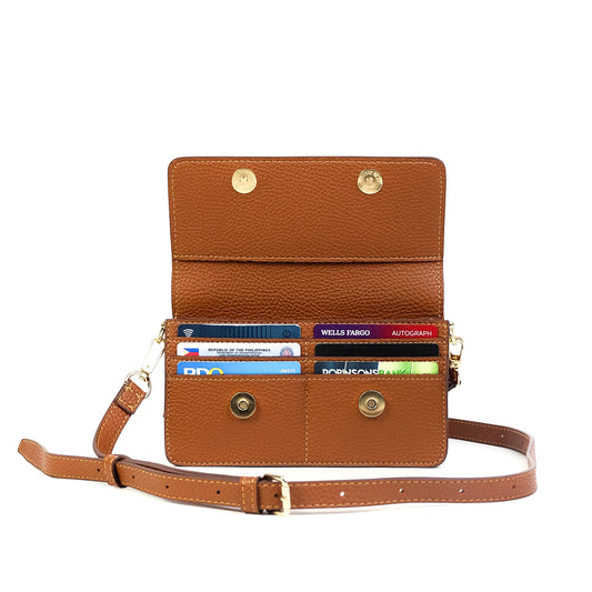 Maricar Multi-use Bag in Grained Tan - PU Leather