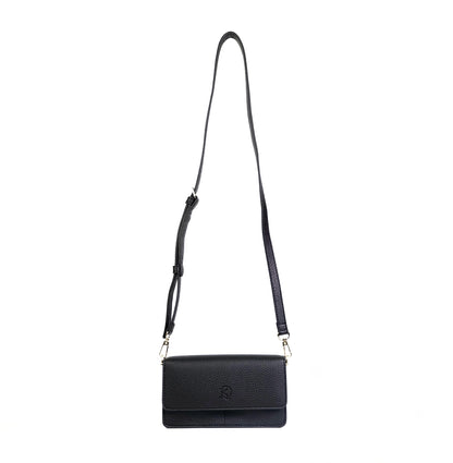 Maricar Multi-use Bag in Grained Black - PU Leather