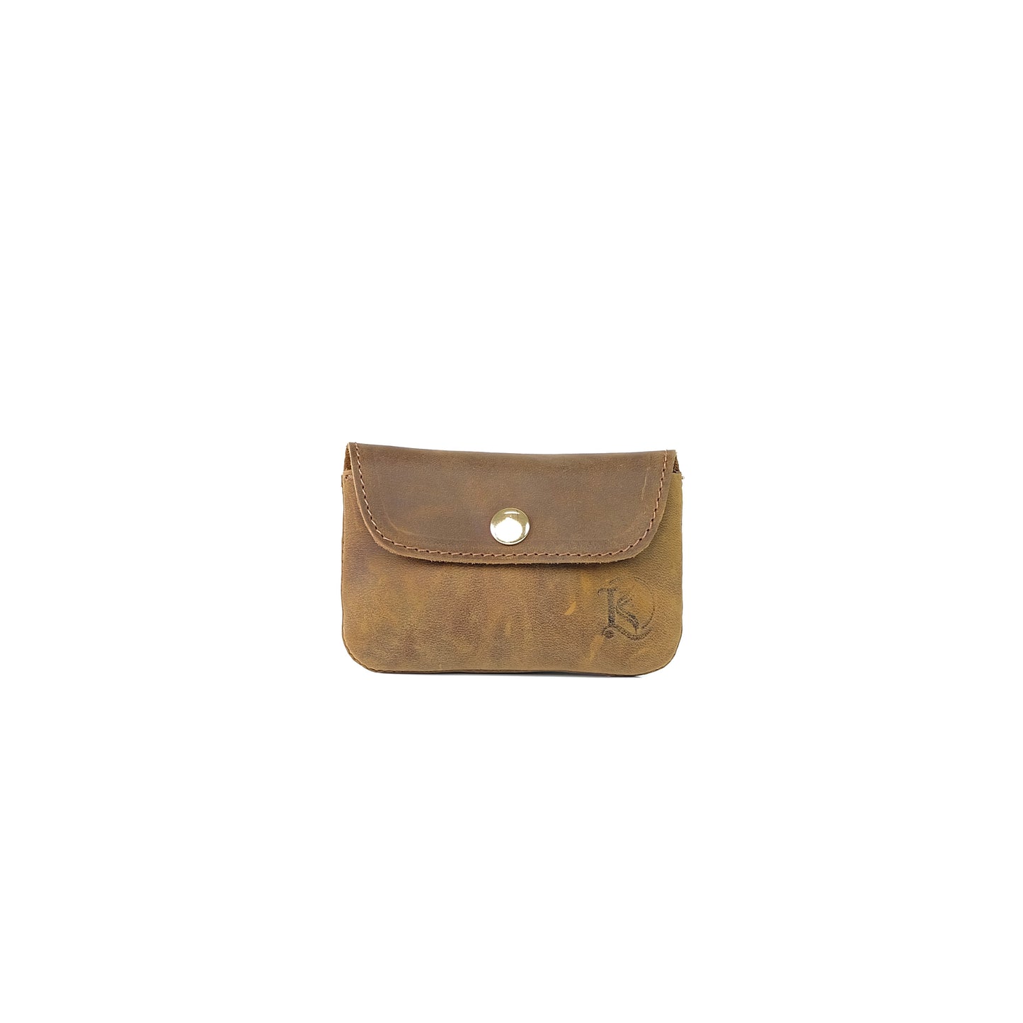 Andres Coin Pouch in Vintage Tan - Genuine Leather